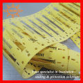 PE Yellow Printable Marker Cable Labels Tags